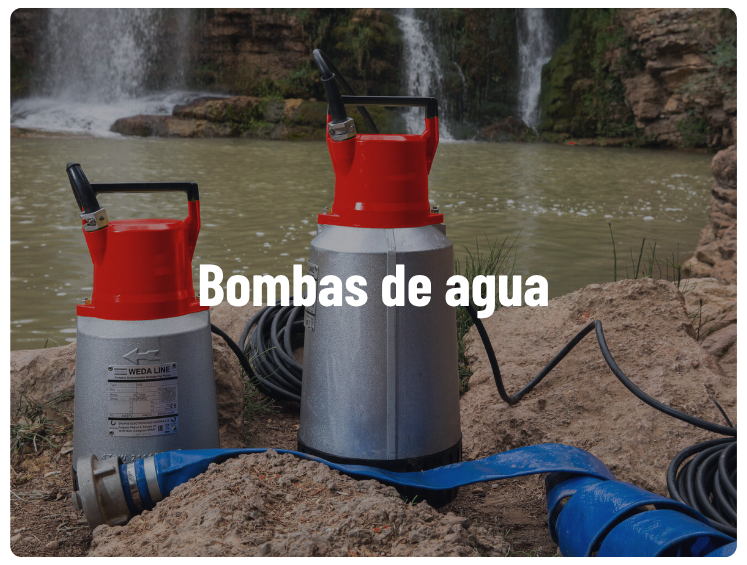 Alquiler bombas de agua