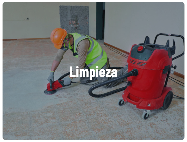 Alquiler herramientas de limpieza