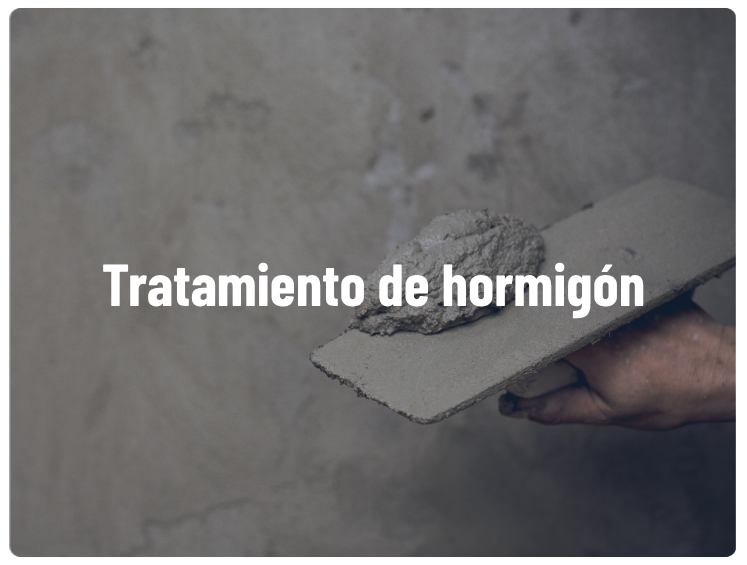 Herramienta alquiler tratamiento hormigon
